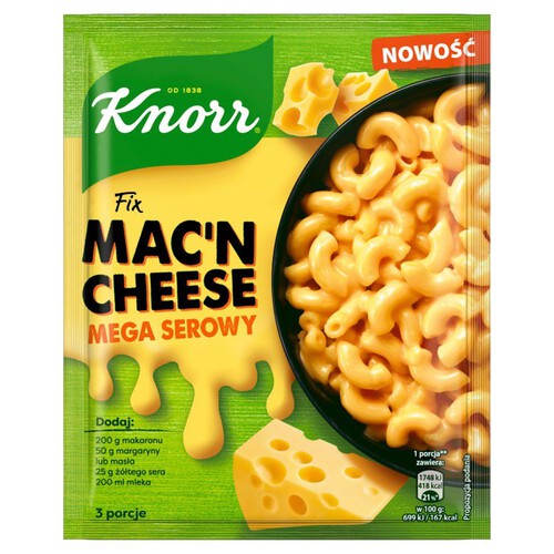 Macn Cheese Mega serowy Knorr 33 g