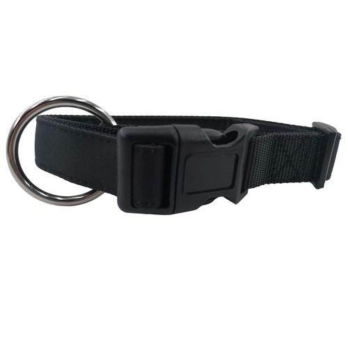 Obroża 2,5 cm x 40-60 cm czarna Auchan 1 sztuka