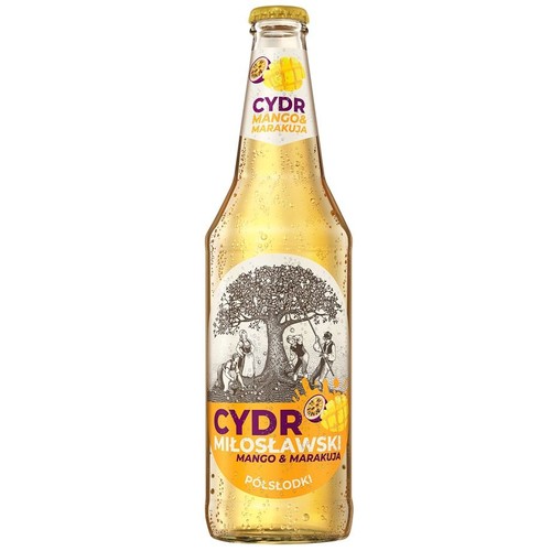 Cydr Miłosławski marakuja alk. 4,5% obj. Fortuna 500 ml
