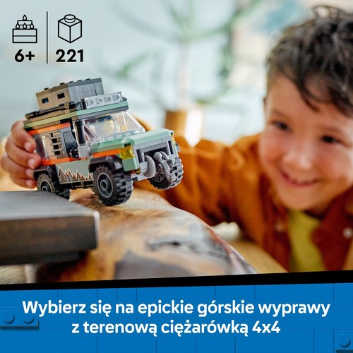City Górska ciężarówka terenowa 4x4 60447 LEGO 1 sztuka