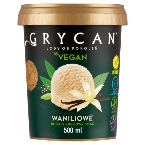 Vegan lody o smaku waniliowym Grycan 500 ml