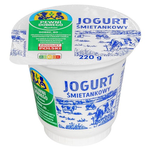 Jogurt śmietankowy Pewni Dobrego 220 g