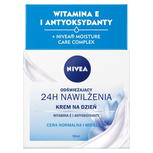 Krem nawilżający -  odświeżający 24h  NIVEA 50 ml