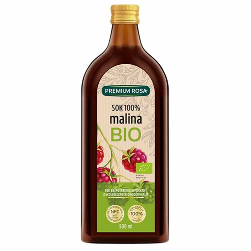 BIO Sok malinowy  Premium Rosa 500 ml