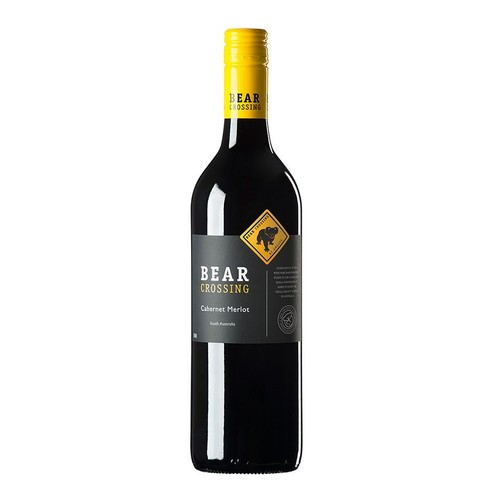 Wino australijskie czerwone wytrawne Cabernet Sauvignon/Merlot alk. 13,5% obj. Bear Crossing 750 ml