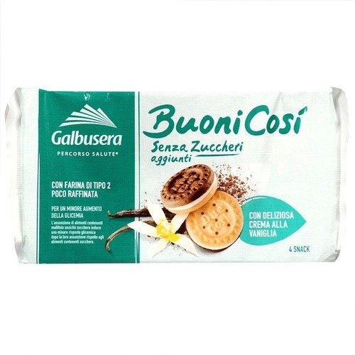 Markizy kakaowo-waniliowe bez cukru Buoni Cosi 160 g