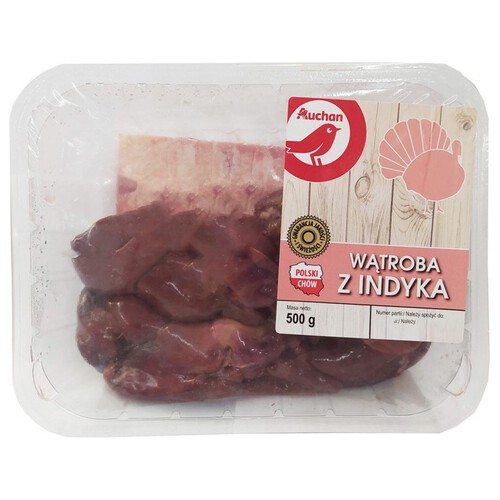 Wątróbka z indyka Auchan 500 g