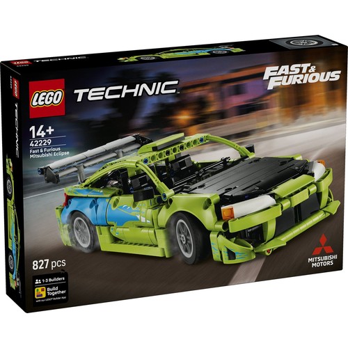 Technic Samochód Fast and Furious Mitsubishi Eclipse 42229 LEGO 1 sztuka
