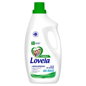 Hipoalergiczny płyn do prania dla całej rodziny do białego Lovela 1,85 l
