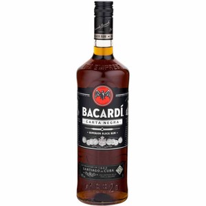Rum kubański ciemny Carta Negra alk. 37,5% obj.  Bacardi 1 l