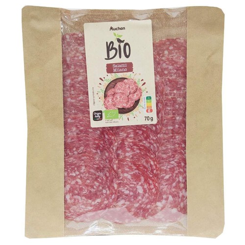 BIO Salami Milano Auchan 70 g