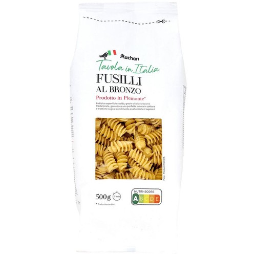 Makaron Fusilli Al Bronzo   Auchan 500 g