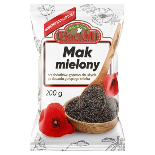 Mak niebieski mielony BackMit 200 g