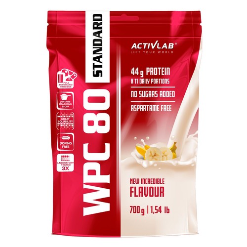 Odżywka białkowa WPC 80 Standard banan ACTIVLAB 700 g