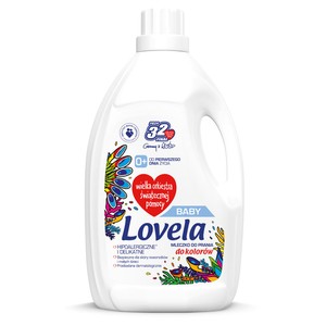 Mleczko do prania kolorowych ubranek i pieluszek Lovela 2,90 l