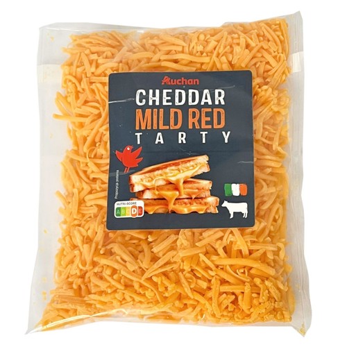 Ser Cheddar Mild Red tarty Auchan 200 g