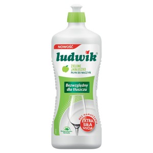 Płyn do mycia naczyń zielone jabłuszko Ludwik 900 g