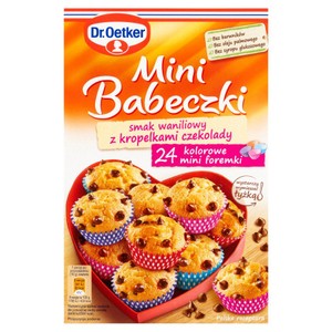 Mini babeczki o smaku waniliowym z kropelkami czekolady Dr.Oetker 252 g
