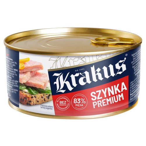 Szynka konserwowa premium Krakus 300 g