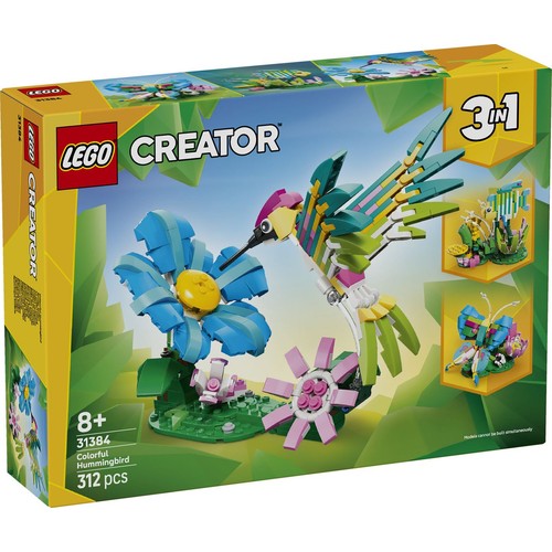 Creator 3 w 1 Dzikie zwierzęta: kolorowy koliber 31384 LEGO 1 sztuka