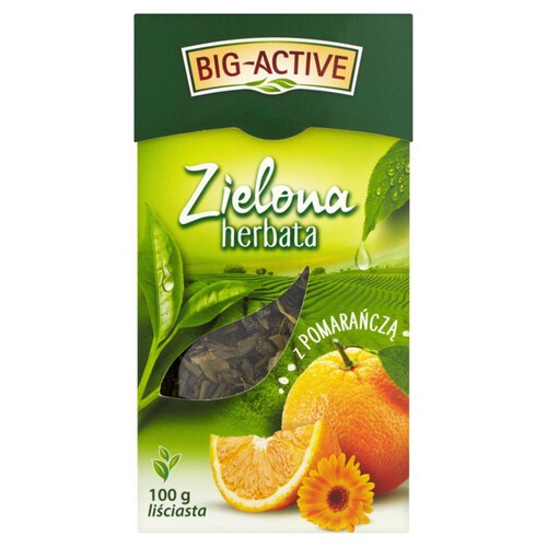 Zielona herbata z pomarańczą Big-Active 100 g