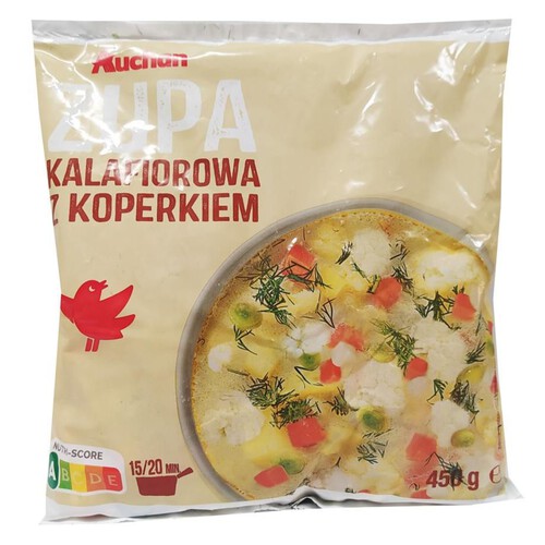 Zupa kalafiorowa z koperkiem Auchan 450 g