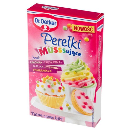 Perełki Mussssujące owocowe kuleczki ryżowe  Dr.Oetker 30 g