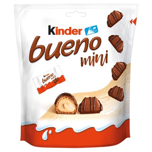 Bueno Mini Wafel pokryty mleczną czekoladą Kinder 108 g