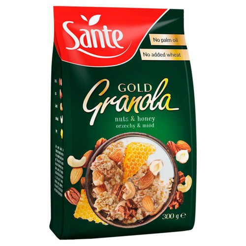 Granola Gold orzechy i miód Sante 300 g