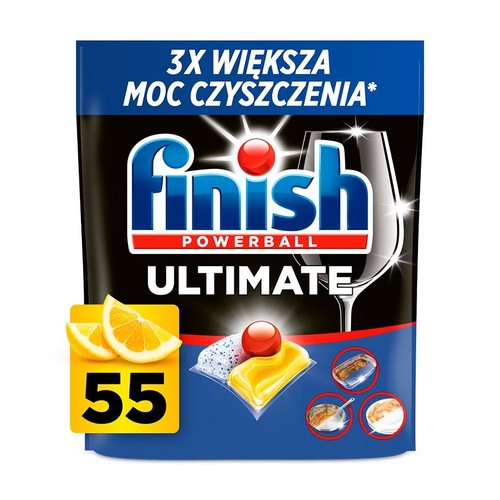 Kapsułki do zmywarki Ultimate lemon Finish 55 kapsułek