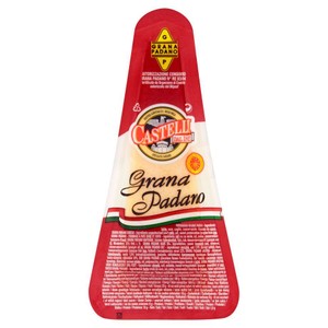 Ser Grana Padano półtłusty wolno dojrzewający twardy Castelli 125 g