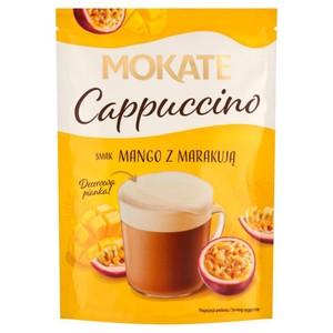 Cappuccino o smaku mango z marakują Mokate 40 g