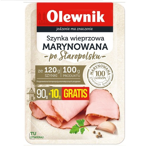 Szynka wieprzowa marynowana po staropolsku Olewnik 90 g
