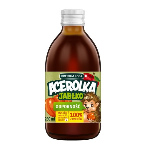 Sok z owoców aceroli i jabłka Premium Rosa 250 ml