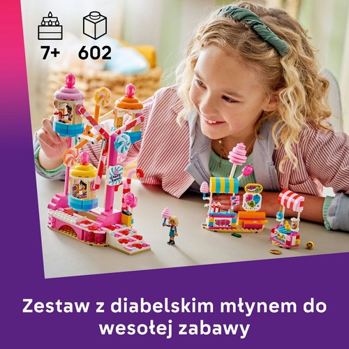 Friends Cukierkowo-babeczkowy diabelski młyn 42700 LEGO 1 sztuka