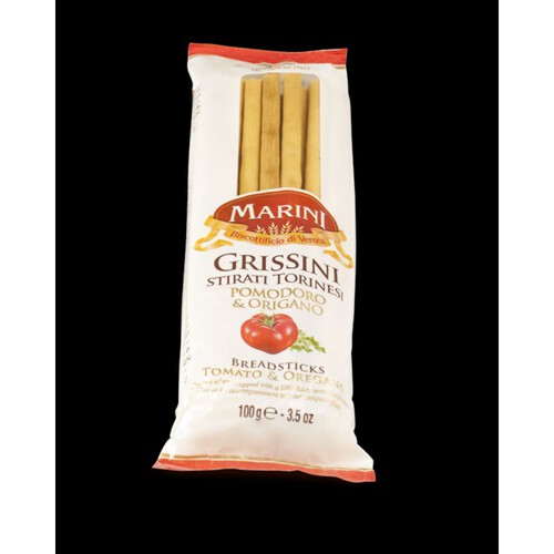 Grissini paluszki z pomidorami i oregano Marini 100 g