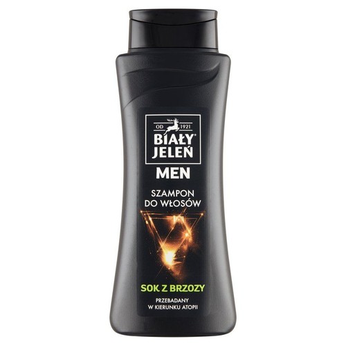 Men Szampon do włosów przeciwłupieżowy sok z brzozy Biały Jeleń 300 ml