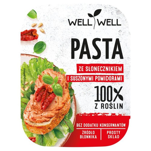 Pasta pomidorowo ziołowa z pestkami słonecznika Well Well 150 g