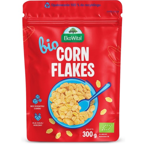 BIO Ekologiczne płatki kukurydziane EurEKO! 300 g