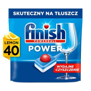 Tabletki do zmywarki Power lemon Finish 40 tabletek