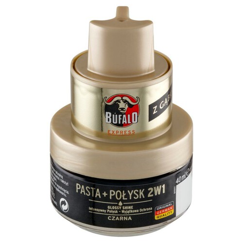 Pasta do obuwia czarna 2w1 Bufalo 40 ml