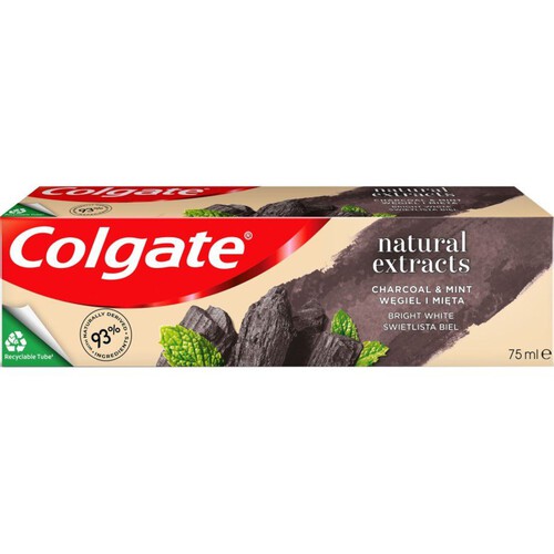 Pasta do zębów Natural Extracts węgiel i mięta Colgate 75 ml