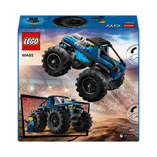 City Niebieski monster truck 60402 LEGO zestaw