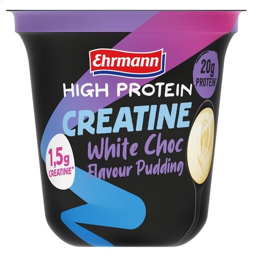 High Protein Deser mleczny o smaku białej czekolady z dodatkiem kreatyny Ehrmann 230 g