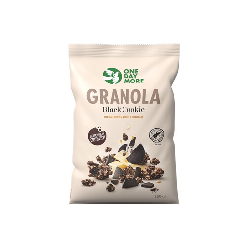 Granola biała czekolada z ciastkami OneDayMore 350 g