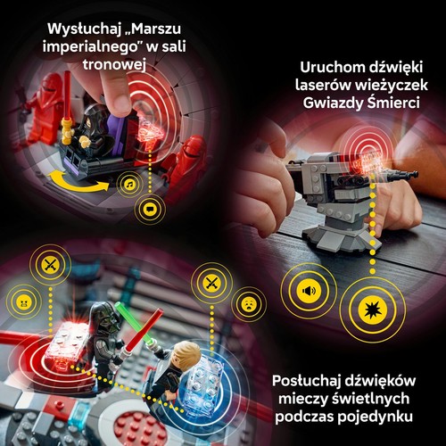Star Wars™ SMART Play™: Pojedynek w sali tronowej i A-Wing™ 75427 LEGO 1 sztuka