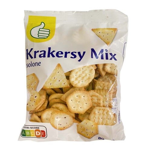 Krakersy mix solone Auchan 80 g