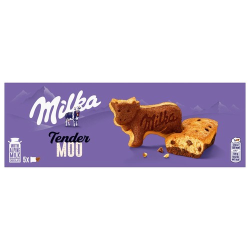 Tender Moo ciastko biszkoptowe z kawałkami czekolady   Milka 140 g