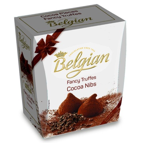 Trufle z ziarnami kakaowca Belgian 200 g
