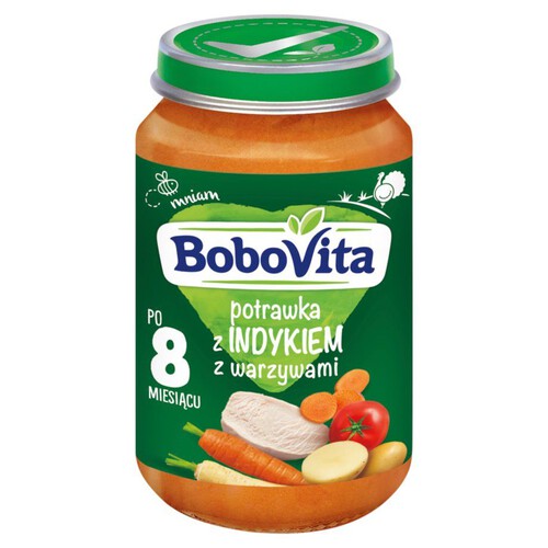 Indyk w ziołach z warzywami po 9 miesiącu BoboVita 190 g